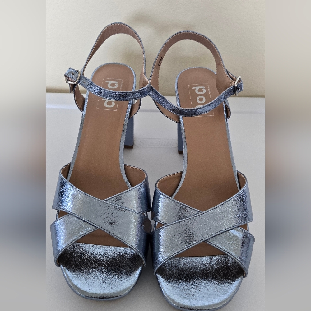 Pop Metallic Silver Women's Sandals